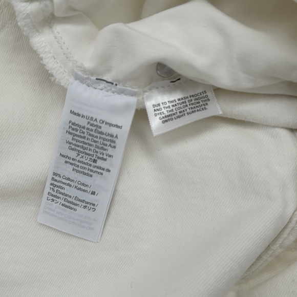 NWT J. Crew Pont Sur high waist, wide leg, white denim jeans, size 32 - Picture 8 of 14